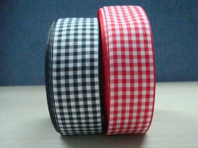 plaid ribbon