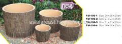 Wooden Flowerpot