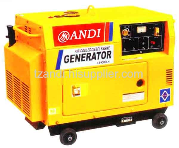 Diesel power silent generator
