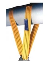 Flat Webbing Sling With Capacity Stripe