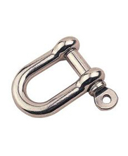 Stainless Steel European Type Large Dee Shackle