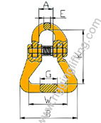 Connecting Link Chain Coupling For Webbing