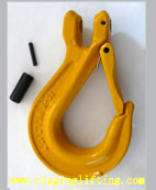 Sling Hook Clevis with Forged Latch
