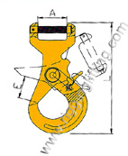 Clevis Safety Belt Hook Long Body