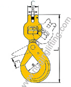 Clevis Swivel Self-Locking Hook