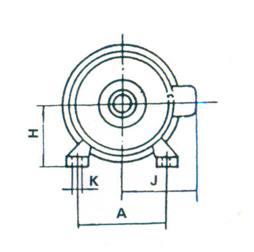 B3 Type Foot Mounting Form