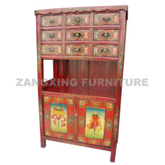 Reproduction Tibetan Cupboard