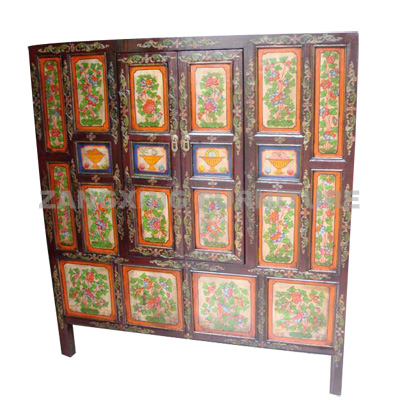 Tibetan Flower Cabinet