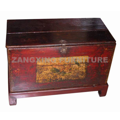 Antique Mongolian Trunk