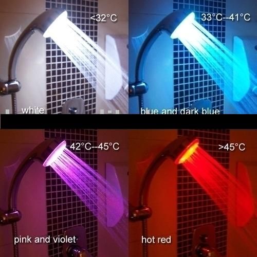 led shower