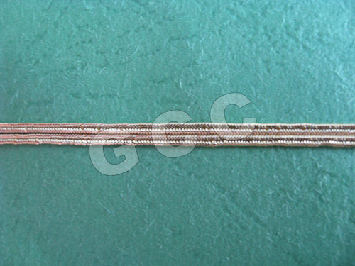 metallic elastic cords
