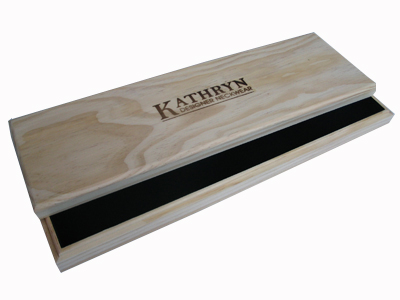 Wood Necktie Box