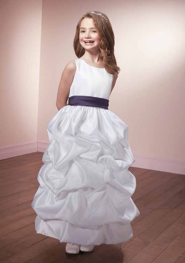 Taffeta-Flower Girl Dresses