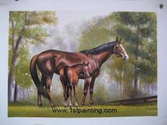 Horse Oil Painting