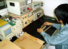 Electronic components test