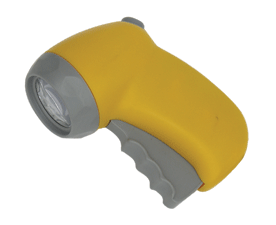 3 LED Hand Press Flashlight