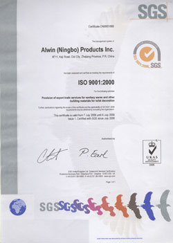 ISO Certificate