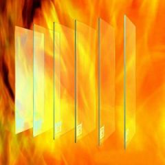 single fire resistant glass