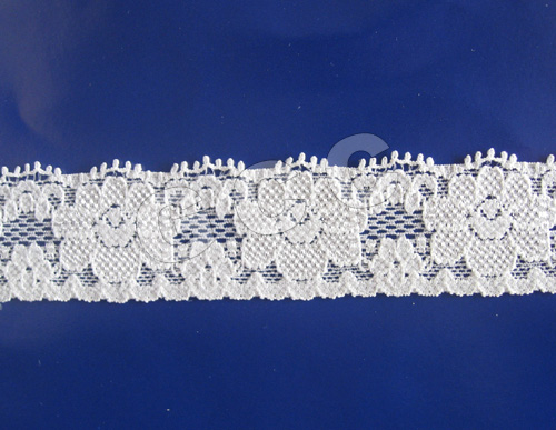 Elastic lace fabric