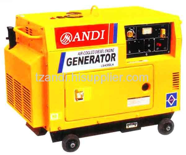 4-stroke silent cart type diesel generator