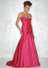 Royal - taffeta prom