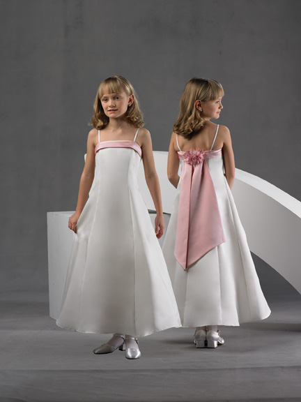 Satin-Flower-Girl-Dresses