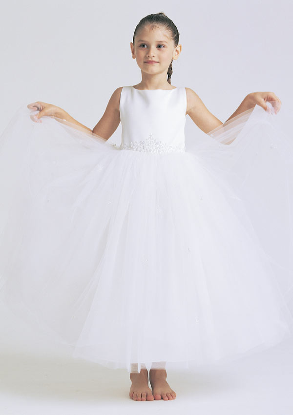 Organza Flower-Girl Dress