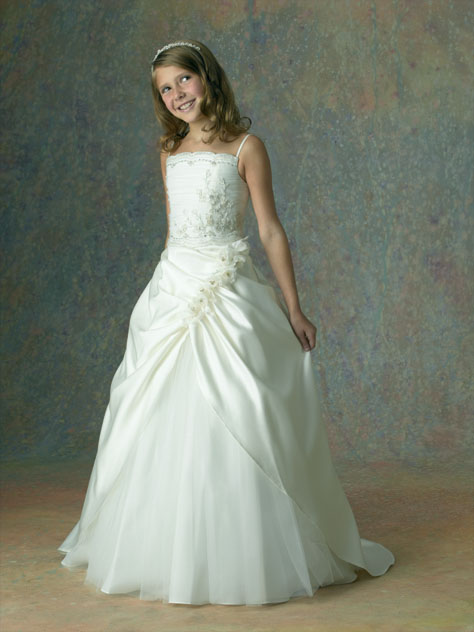 Classic-Designer Flower-Girl Dress