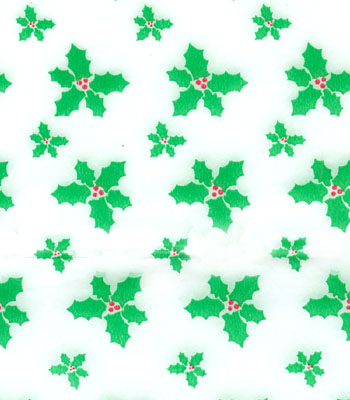 snow coloured christmas tissue paper