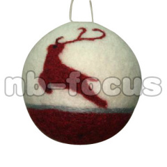 xmas Felt Ball