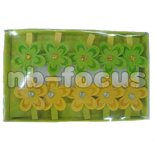 Felt yellow flower Decoration