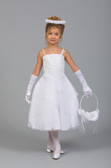 Satin Flower Girl Gowns