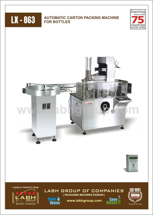 Automatic Carton Packing Machine For Bottles