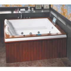 Double Whirlpool Bathtub