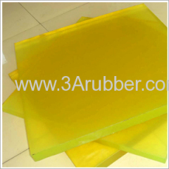 light yellow Polyurethane Sheet, PU sheet with 100% virgin polyurethane