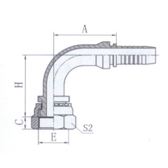 Hydraulic Metric Hose Fitting