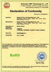 ROHS Certificate