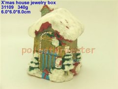 X'mas house jewelry box