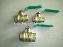 NPT brass ball valve