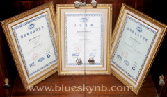 International standard Certificate