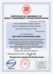 Quality Management System Certification