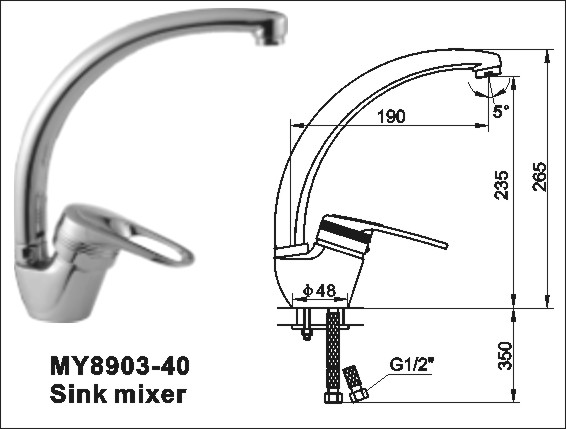 sink valve wash basin