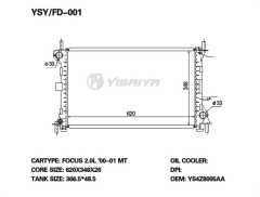 radiator for ford mendeo