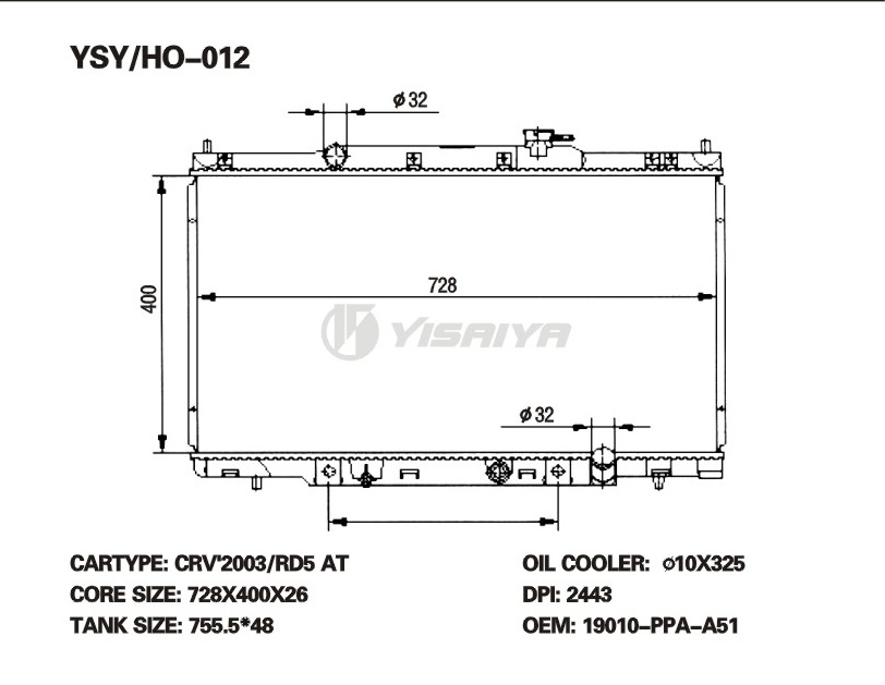 CRV Radiator