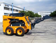 loader with backhoe