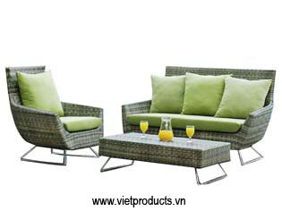 Synthetic Rattan Sofa Set