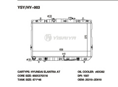 hyundai elantra radiator