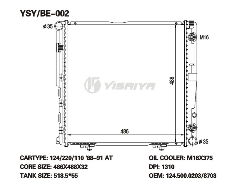 benz Aluminium Radiators