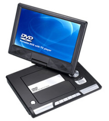 11"180 Rotatable/TV/GAME/Card  Reader /USB Portable DVD Player