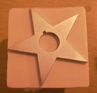 Star-shaped NdFeB Magnet